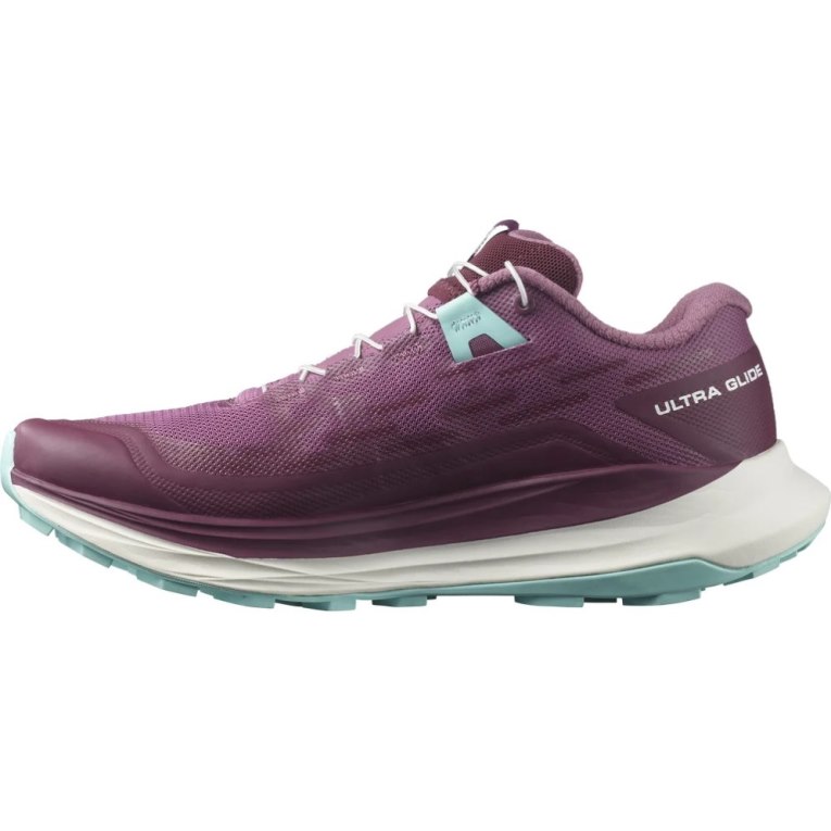 Burgundy Salomon Ultra Glide Women's Trail Running Shoes | IE WE4706